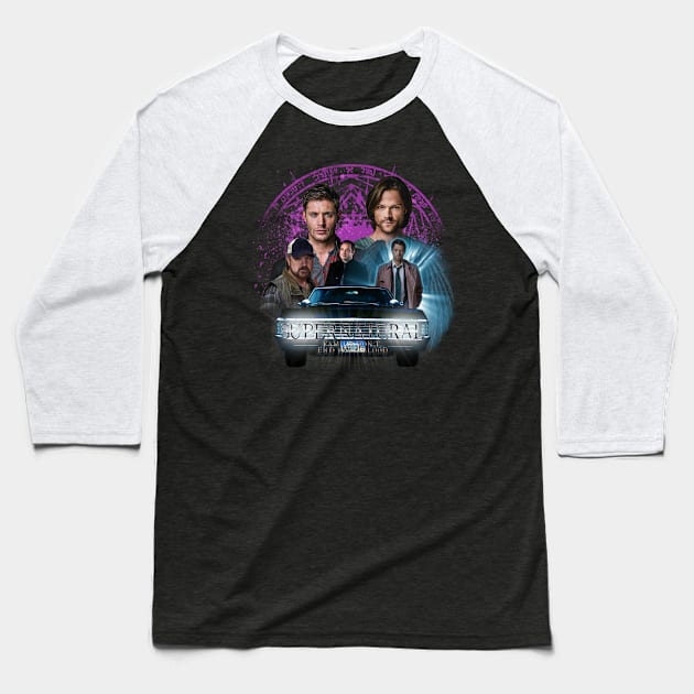 Supernatural Family dont end with Blood 2 Baseball T-Shirt by Ratherkool